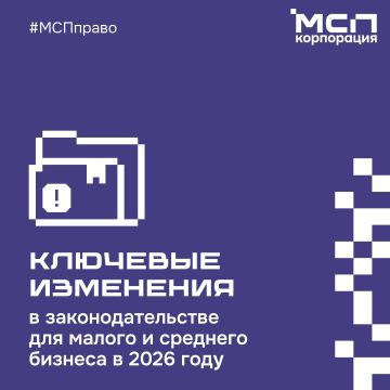 Что меняется для малого и среднего бизнеса в 2026 году?