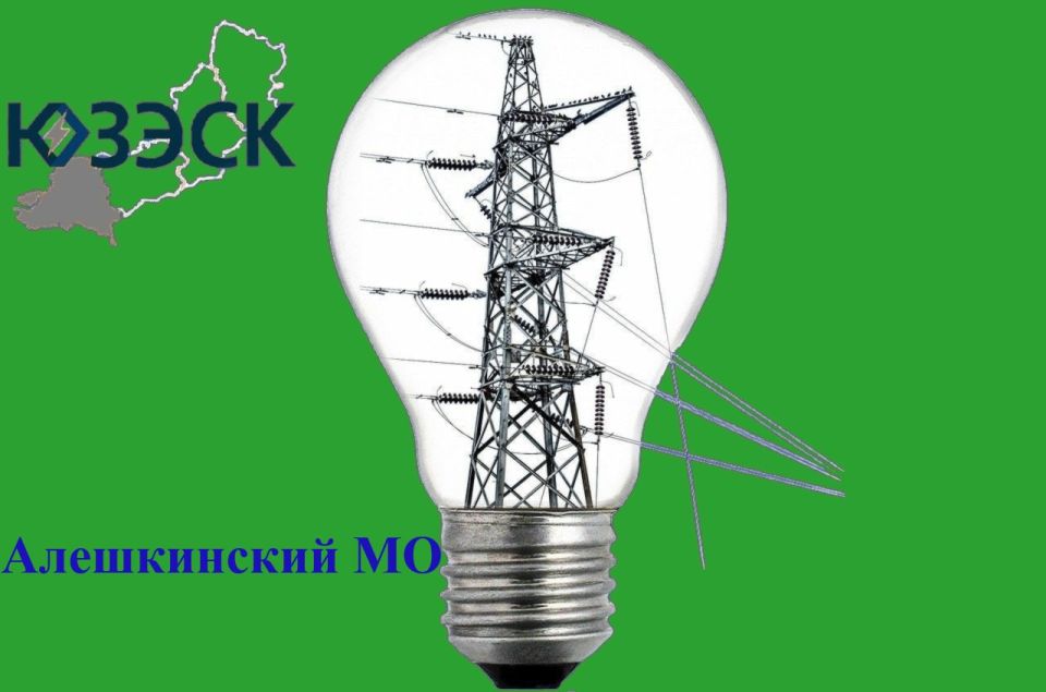 В населенных пунктах Алешкинского округа будет отключено электричество