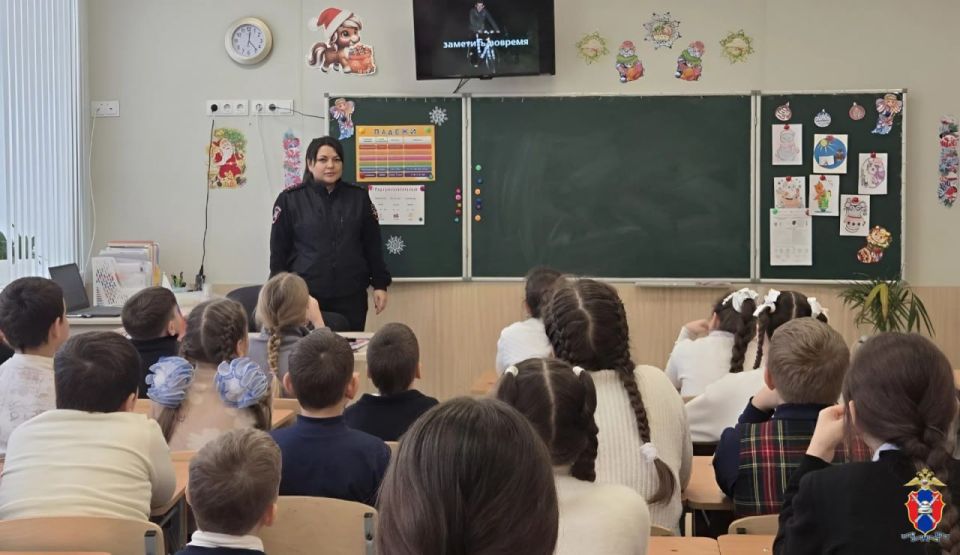 В Геническом округе ГИБДД провела урок безопасности для школьников