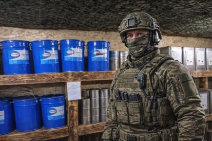 На Херсонском направлении развернули защищённый подземный склад ГСМ