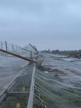 Туннель с противодронными сетями обрушился на трассе Николаев-Херсон