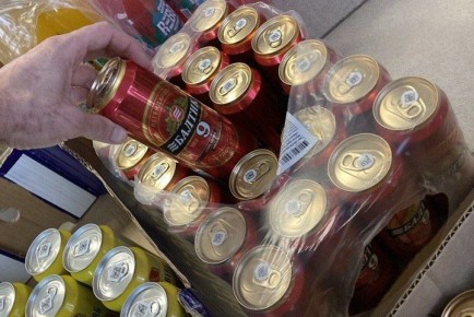 В Скадовске полиция изъяла незаконный алкоголь после проверки Минпромторга