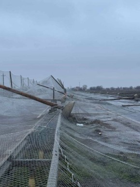 Туннель с противодронными сетями обрушился на трассе Николаев-Херсон
