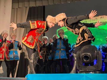 Ансамбль «Лезгинка» из Дагестана выступил с концертом в Геническе