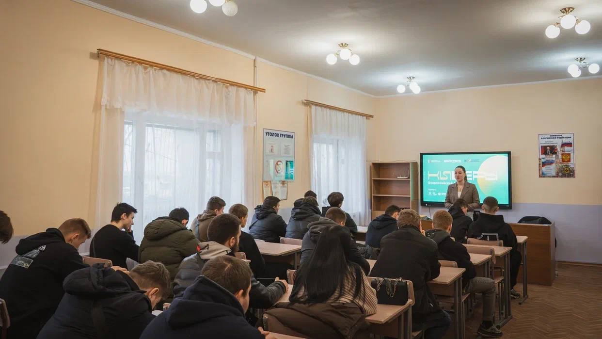 Студенты Генического строительного колледжа на старте фестиваля «КИБЕРЫ»