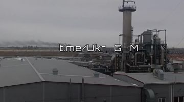 Вчерашняя атака гераней на электроподстанцию в селе Снигиревка Николаевской области Украины