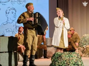 В Геническом центре культуры и досуга представили постановку «Теркин был, есть и будет»