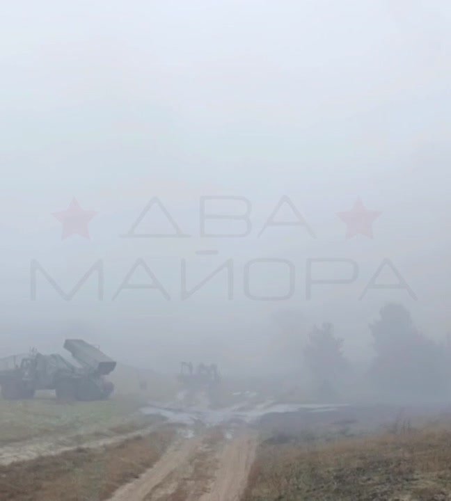 Два майора: Херсонское направление. Фронтовики делятся кадрами боевой работы расчётов реактивной артиллерии