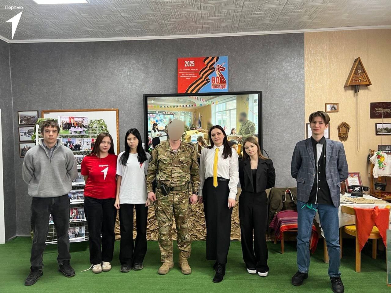 Первые Асканийской школы встретились с представителем Росгвардии