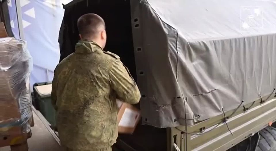 Порядка семи тонн гуманитарного груза направили в Херсонскую область из Сочи