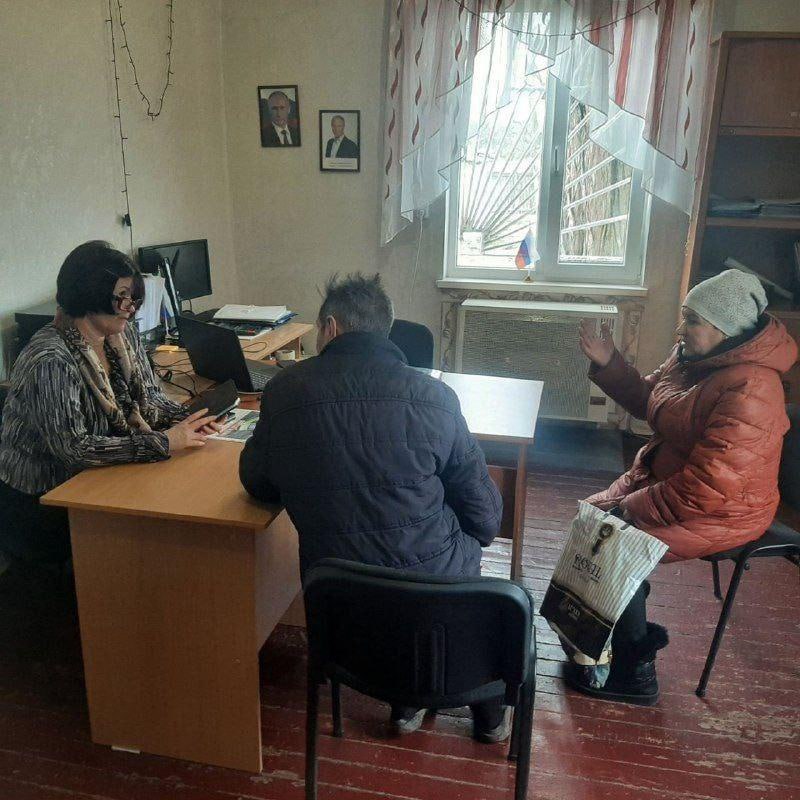 Начальник Чернянского ТО Екатерина Тесля провела личный прием граждан в селах Чернянка и Новокаменка