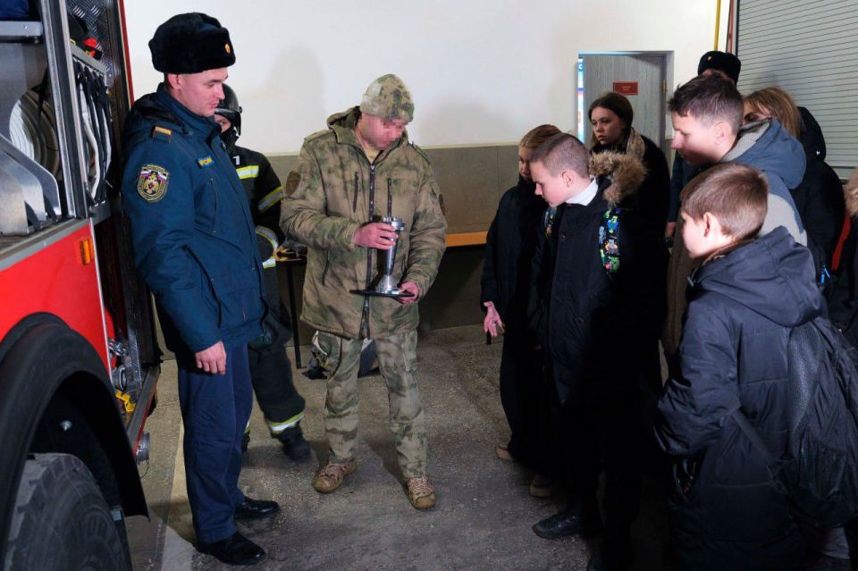 Для кадет Генической санаторной школы-интерната провели экскурсию в пожарно-спасательную часть №1