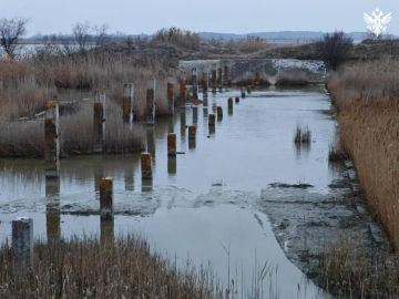 В Херсонской области продолжается расчистка русла реки Каланчак
