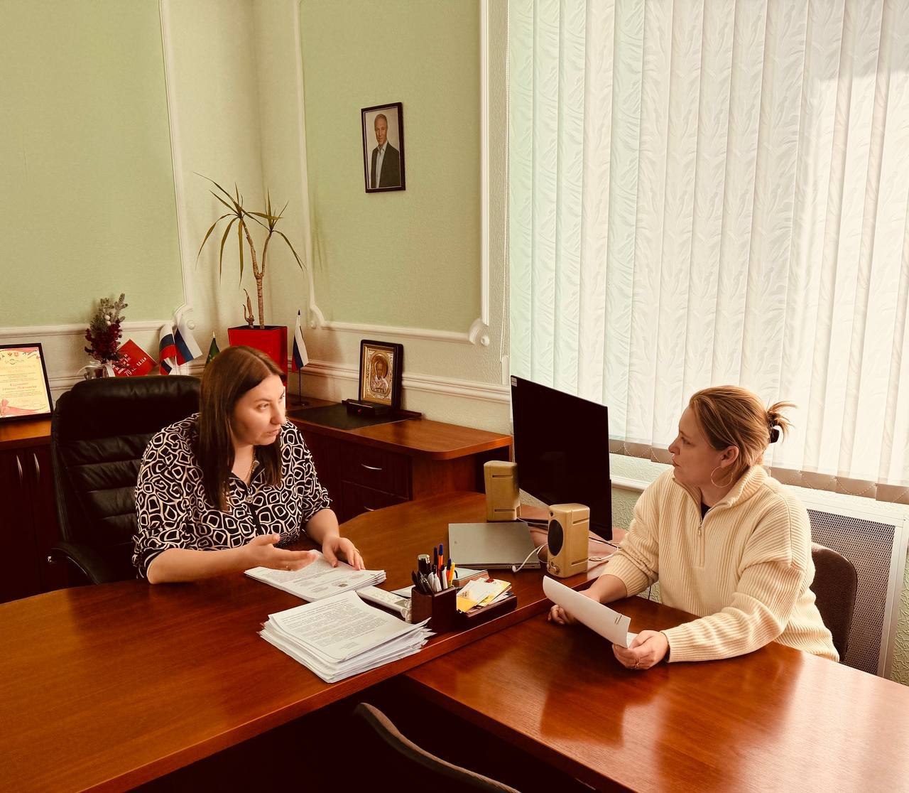 Евгения Кузьменко: Встретилась с председателем партии КПРФ Натальей Нестеренко