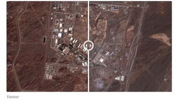 Несколько зданий на ядерном объекте в иранском городе Натанз получили повреждения после американо-израильских атак, передает телеканал CNN со ссылкой на спутниковые снимки, сделанные компанией Vantor