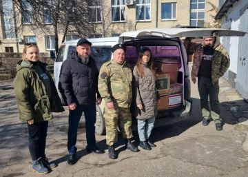 Волонтеры из Краснодарского края передали гуманитарную помощь в Новотроицкий округ