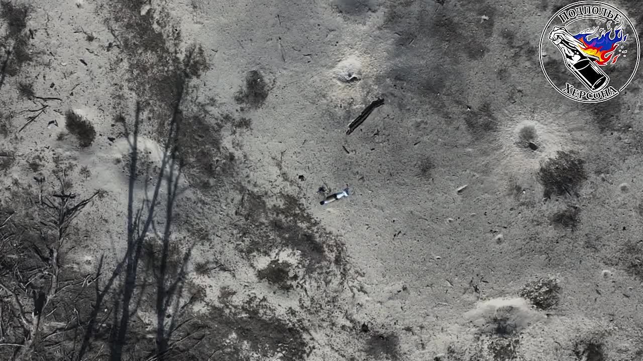 Левый берег. Оператор БЛА 18 ОА ГрВ "Днепр" уничтожает FPV-дрон - "ждун" боевиков ВСУ