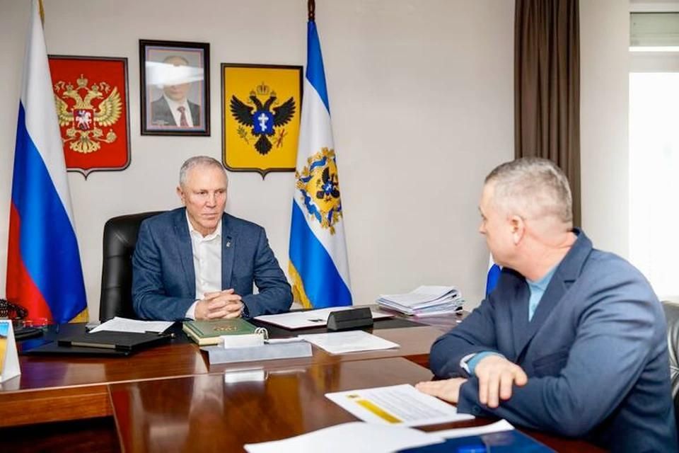 Губернатор Сальдо встретился с региональным бизнес-омбудсменом