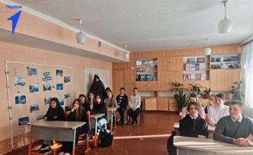 Первые Скадовского округа посетили лекцию по профилактике экстремизма