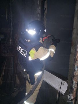 В Новоалександровке Каланчакского округа горел неэксплуатируемый жилой дом