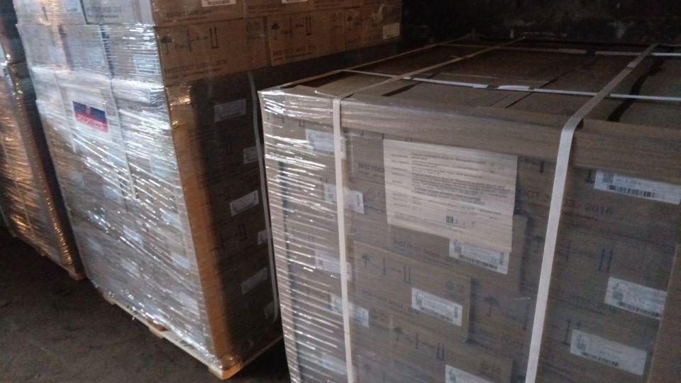 В Каховский округ доставили около 20 тонн гуманитарной помощи