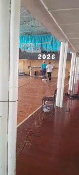 На базе Генического медицинского колледжа продолжается сборка тренажёрного зала