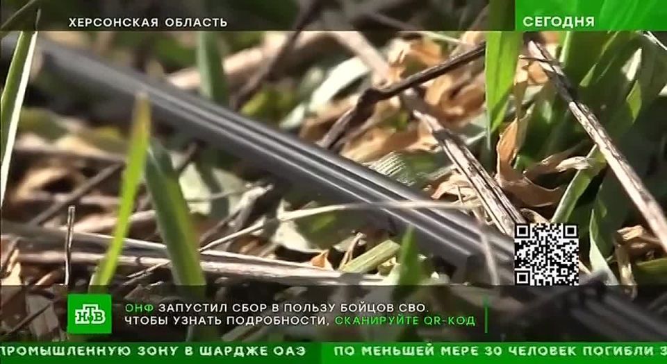 В эфире телеканала НТВ новостной видео-сюжет о боевой работе гвардейцев 674-го Гвардейского Отдельного Батальона Связи, на Херсонском направлении