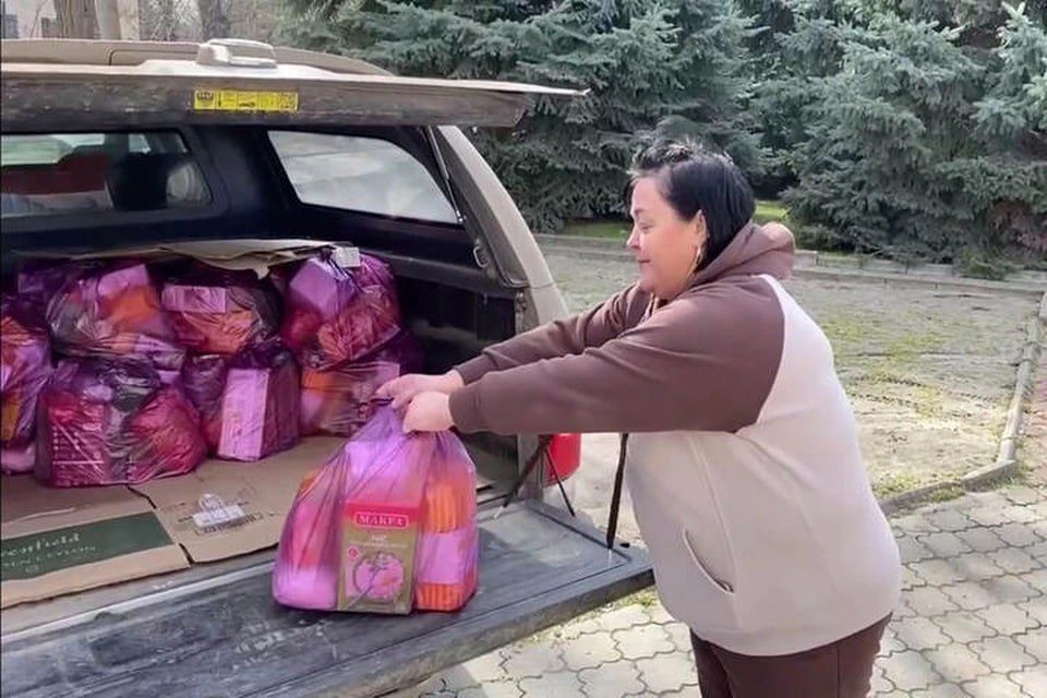 250 килограммов продуктов привезли в Алешкинский округ