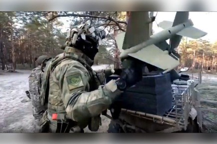 Дрон ВСУ над Херсонщиной сбили новым самонаводящимся перехватчиком «Елка»