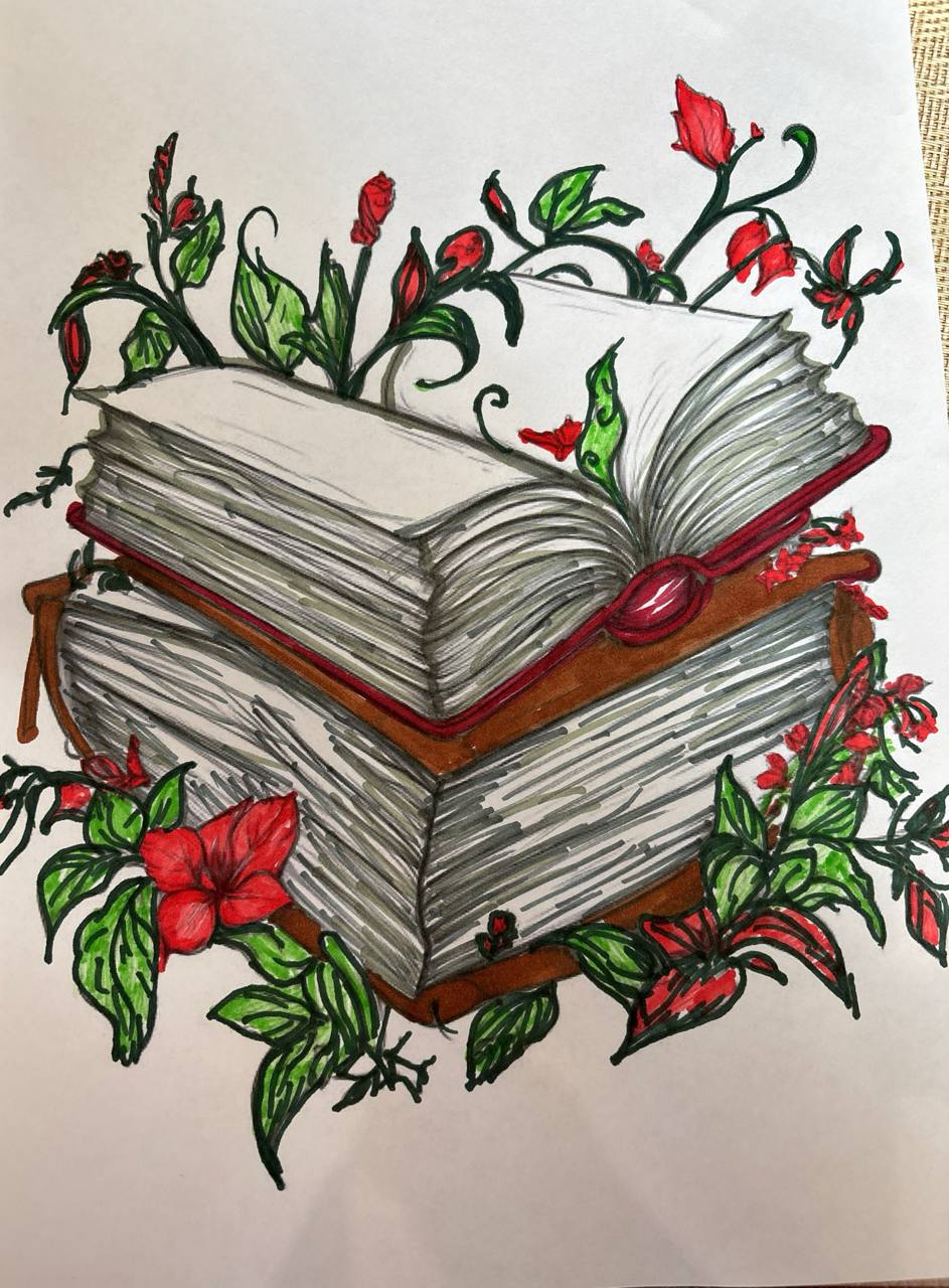 Слова оживают на бумаге. В Великолепетихской школе к Всемирному дню поэзии подготовлена онлайн-выставка рисунков "Слова оживают на бумаге"