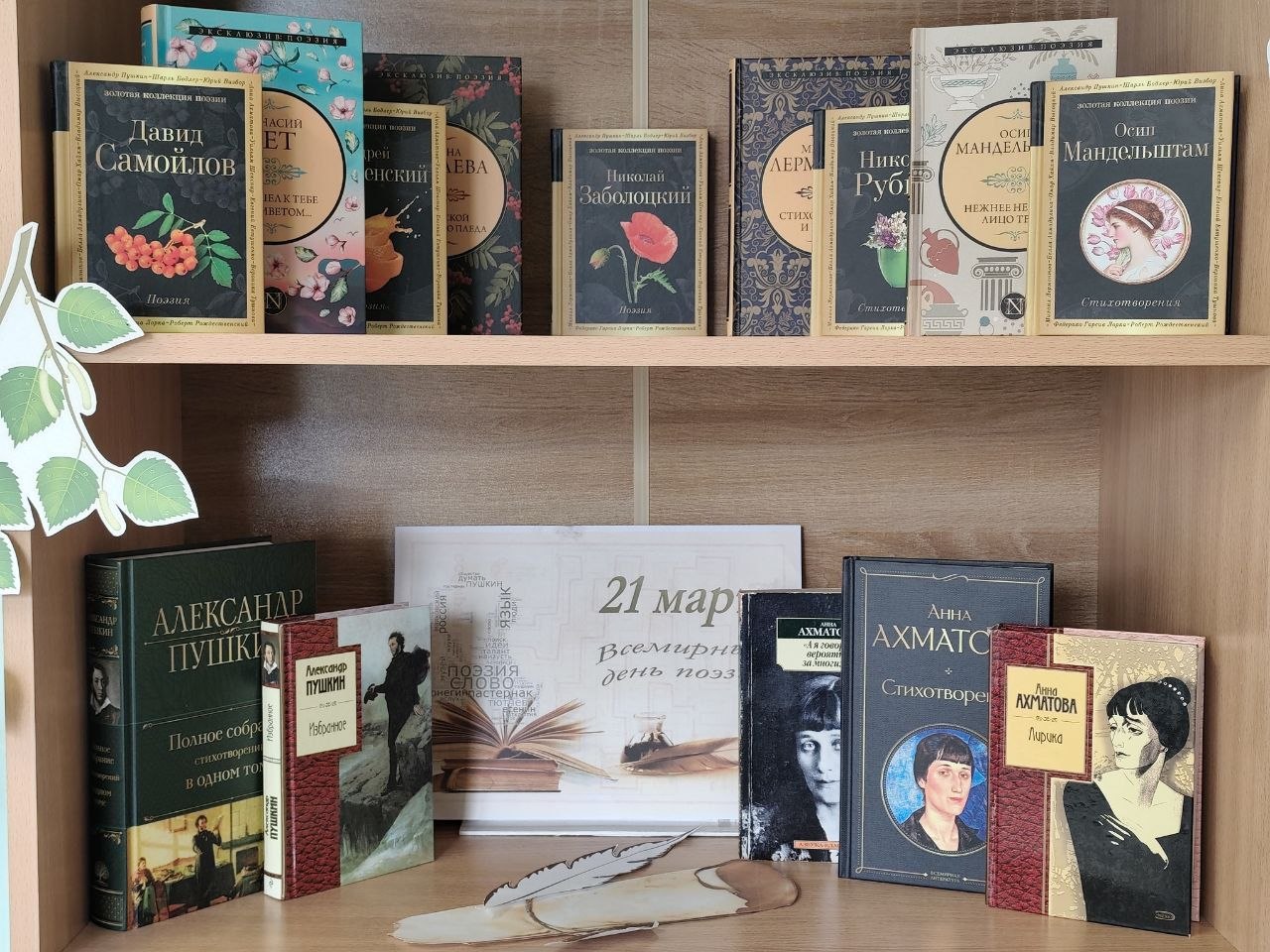 В библиотеках Каховского округа отметили Всемирный день поэзии