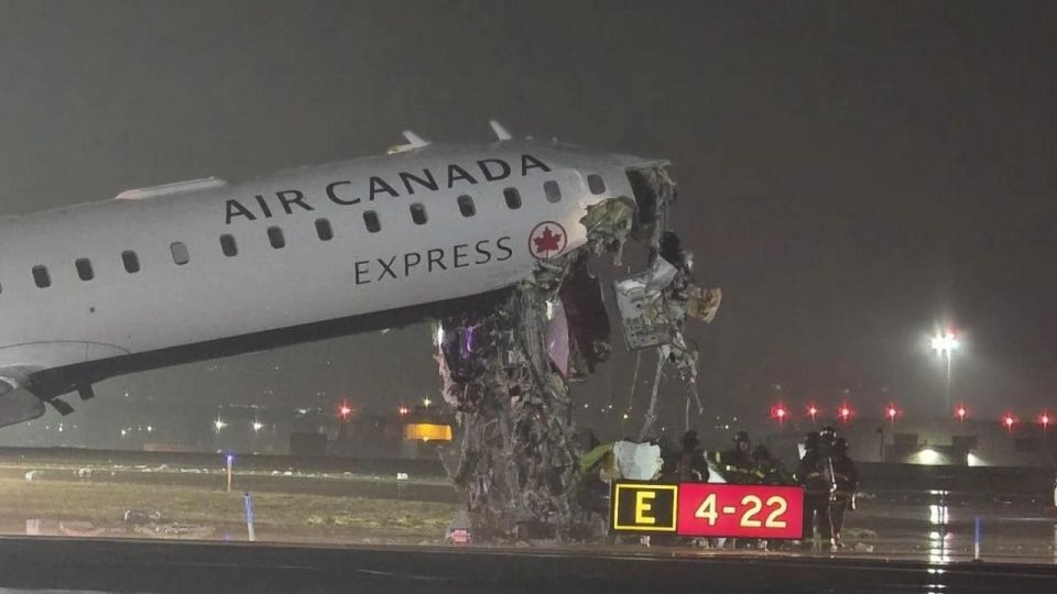 ������� Air Canada Express ��� ������� � ���-����� �������� � �������� ����������