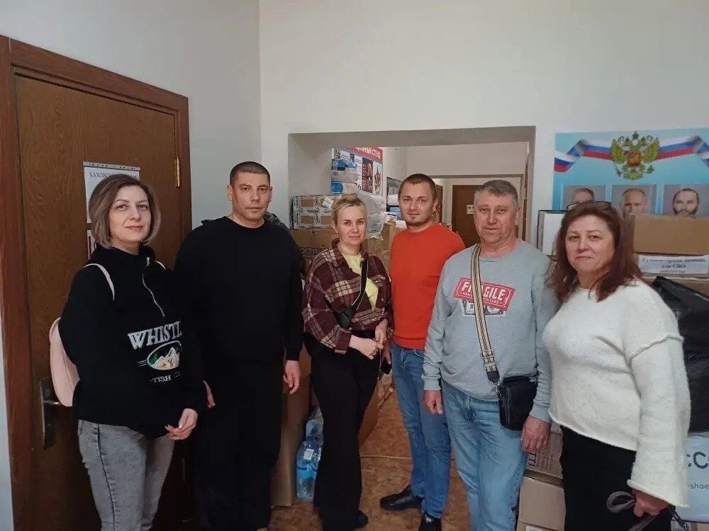Лабинский район Кубани передал очередную партию гуманитарной помощи в Каховку