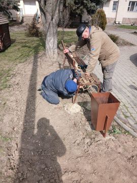 В Верхнерогачикском муниципальном округе продолжаются работы по благоустройству территорий