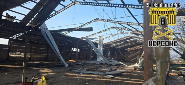 ВСУ подожгли на Херсонщине склад с 700 тоннами зерна