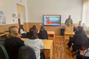 Росгвардейцы провели профориентационные встречи со школьниками Запорожской и Херсонской областей