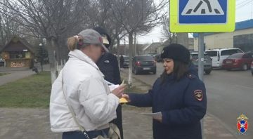 В Геническом округе Херсонской области сотрудники Госавтоинспекции провели профилактическую акцию