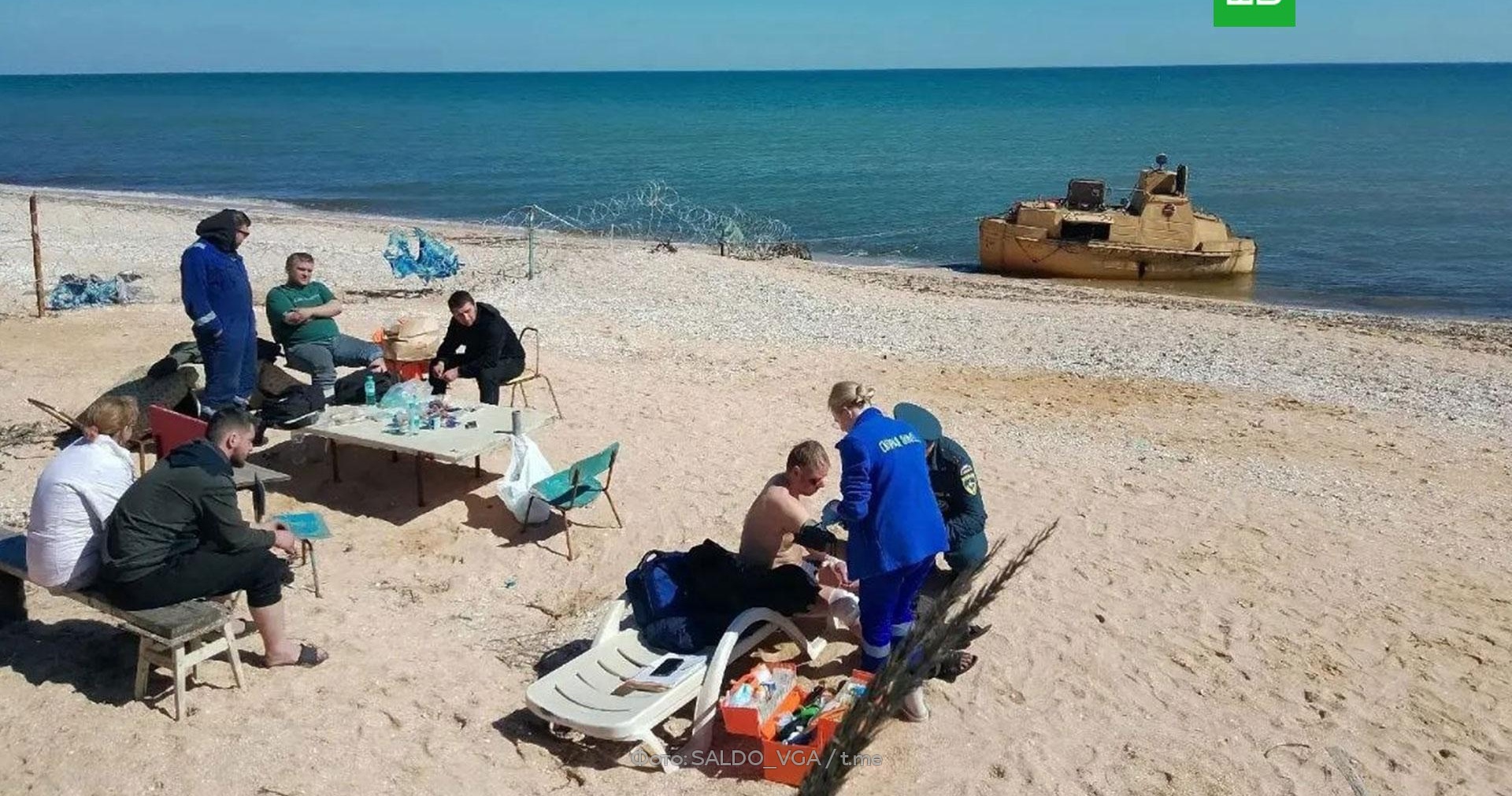 Сальдо: затонувший в Азовском море сухогруз был атакован украинским БПЛА