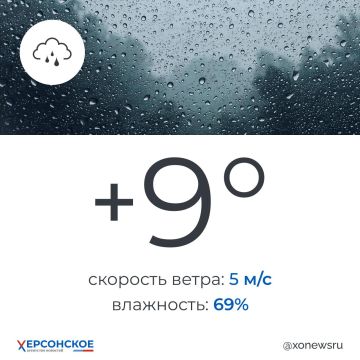 Дождливая погода будет в Херсонской области в среду