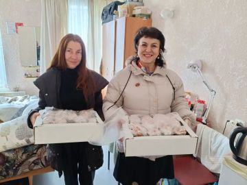 Сотрудники Администрации Херсонской области поздравили эвакуированных жителей с Пасхой