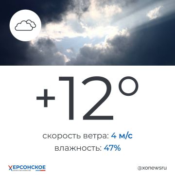 Переменная облачность будет в Херсонской области в субботу