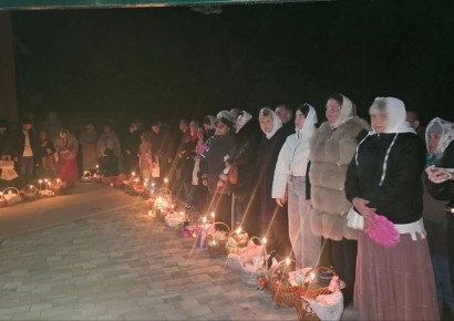 В Скадовске прошло праздничное пасхальное богослужение