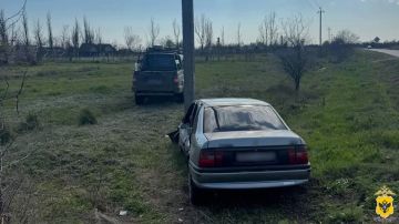 В Скадовском округе полицейские устанавливают обстоятельства ДТП с пострадавшим