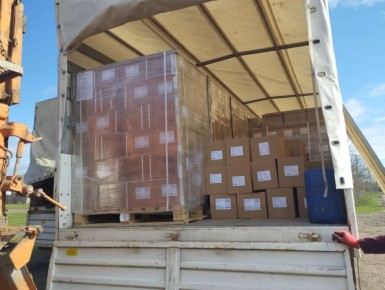 В Великолепетихский округ доставлена партия гуманитарной помощи