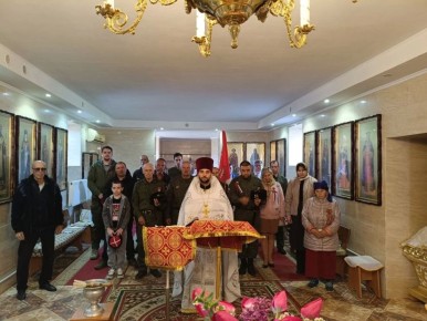 В День Великой Победы чулаковские казаки прошли обряд верстания в храме Железного Порта