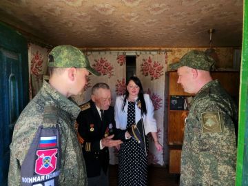 С теплом и уважением поздравили ветеранов Михайловки Скадовского округа с Днём Победы