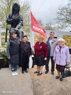 9 мая, в священный для каждого из нас день, партийный актив Ивановского местного отделения КПРФ почтил память павших воинов-освободителей