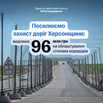 Енот из Херсона: Свириденко торжественно отчиталась, что в Херсонской области уже натянули 190 километров антидроновых сеток, и теперь правительство выделяет ещё 96 миллионов гривен из резервного фонда, чтобы добавить ещё...