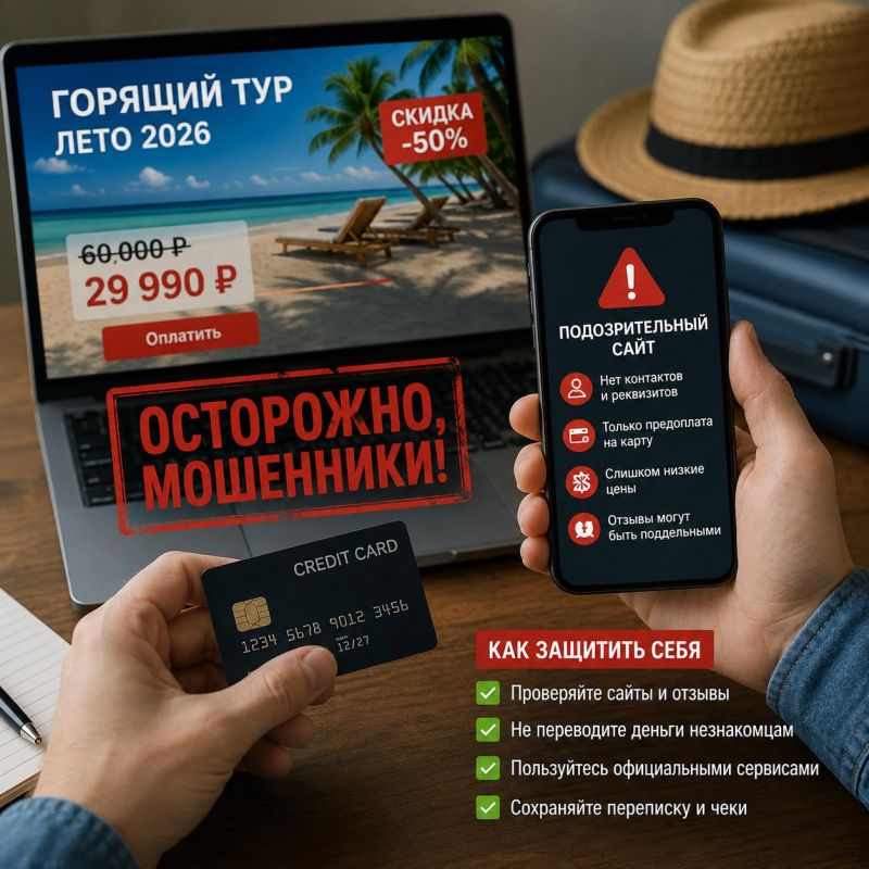 Энвер Абдураимов: Эксперты предупредили о мошеннических схемах в сфере летнего отдыха в 2026 году
