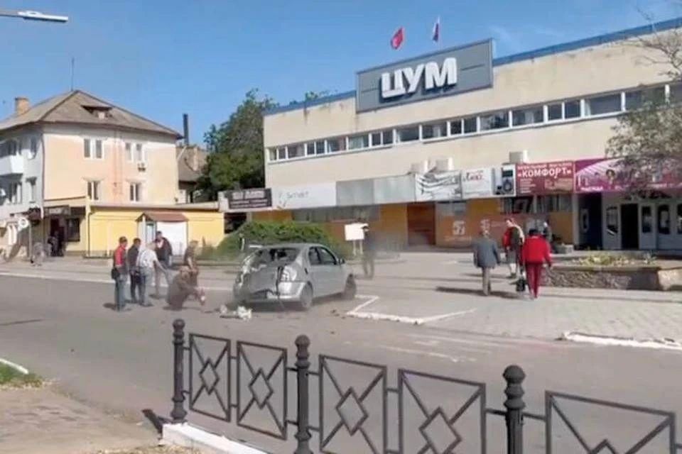 Работники «Коммунального сервиса Каховки» были контужены при взрыве дрона